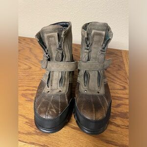 Polo Ralph Lauren Men's Conquest HI III Wheat Black Brown Combat Green Boots 8.5